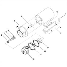 Motor Mount for GEA WestfaliaSurge SP41 Milk Pump