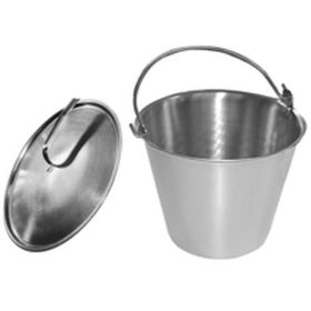 SS 9QT PAIL & LID COMBO