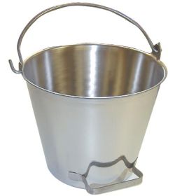 16 Qt Stainless Steel Pail – Durable Milk  Bucket
