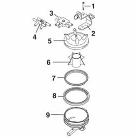 BOWL GASKET FOR LUNIK CLAW