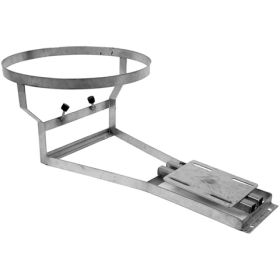 18" RECEIVER STAND WITH  AJUSTABLE MILK PUMP PLATE