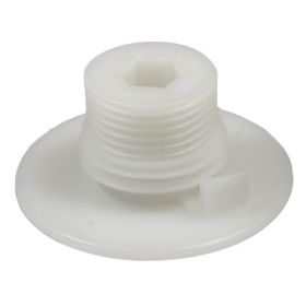 Nylon Threaded Base for CIP Candlestick-Fits DeLaval & Ezee