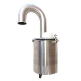 12 QT TRAP ASSEMBLY STAINLESS STEEL W/ 3" 180 DEG BEND