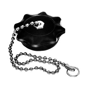 CAP 1.5" FEMALE W/CHAIN