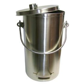 STAINLESS TOTE WITH COVER 5 GALLON