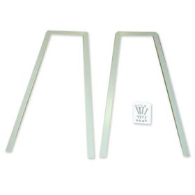 Stainless Steel Wash Tank Legs 34" Pair