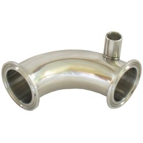 1.5" ELBOW WITH 9/16" LEFT HANDED OUTLET