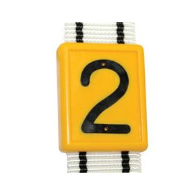 YELLOW NUMBER FOR COLLAR