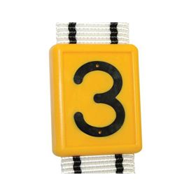 YELLOW NUMBER FOR COLLAR