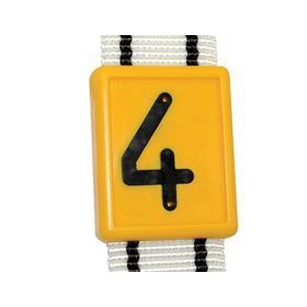 YELLOW NUMBER FOR COLLAR