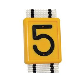 YELLOW NUMBER FOR COLLAR