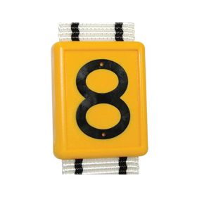 YELLOW NUMBER FOR COLLAR