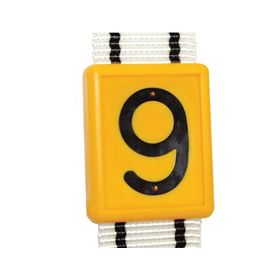 YELLOW NUMBER FOR COLLAR