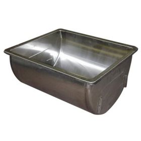 22" SS Single Compartment Wash Sink (OVERALL 24")