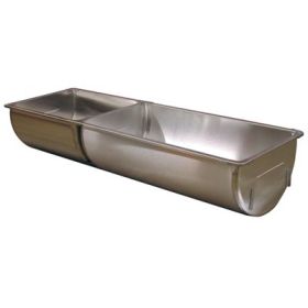 22" x 36" Double Stainless Steel Wash Sink
