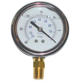 Vacuum Gauge 2.5" Glycerin-Filled
