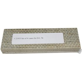 DeLaval 76 Vacuum Pump Vanes | Replacement Set of 4