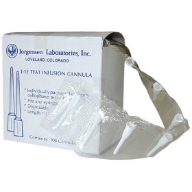 Plastic Teat Infusion Cannulas – 100 Pack