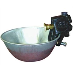 PUSH BUTTON WATER BOWL GALVANIZED