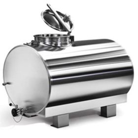 1000L (296-Gallon) Stainless Steel Milk Transport Tank