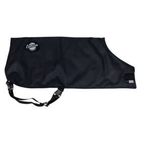 Large Calf Jacket – Black Holstein (100–190 lbs)