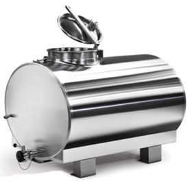 750L (210-Gallon) Stainless Steel Milk Transport Tank